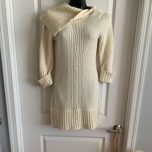 Grane Beige Sweater Dress Size M